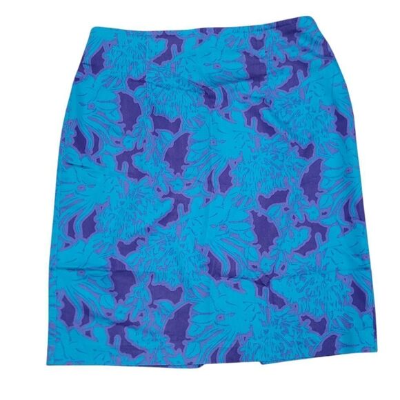 Worthington Spring Blue Pencil Skirt - Picture 1 of 4